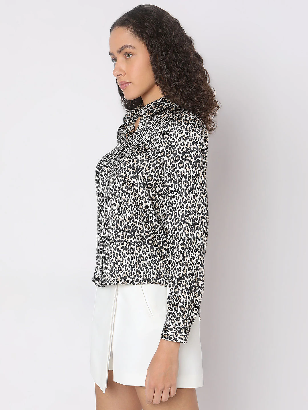 Black Animal Print Shirt - Image 3