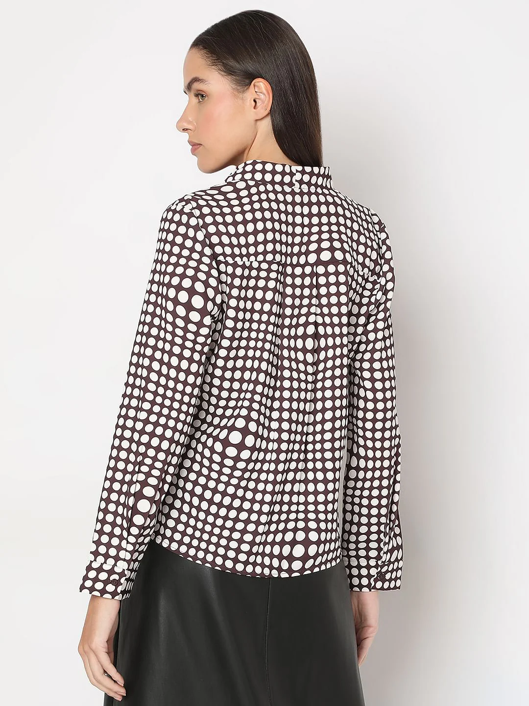 Brown Polka Dot Top - Image 4