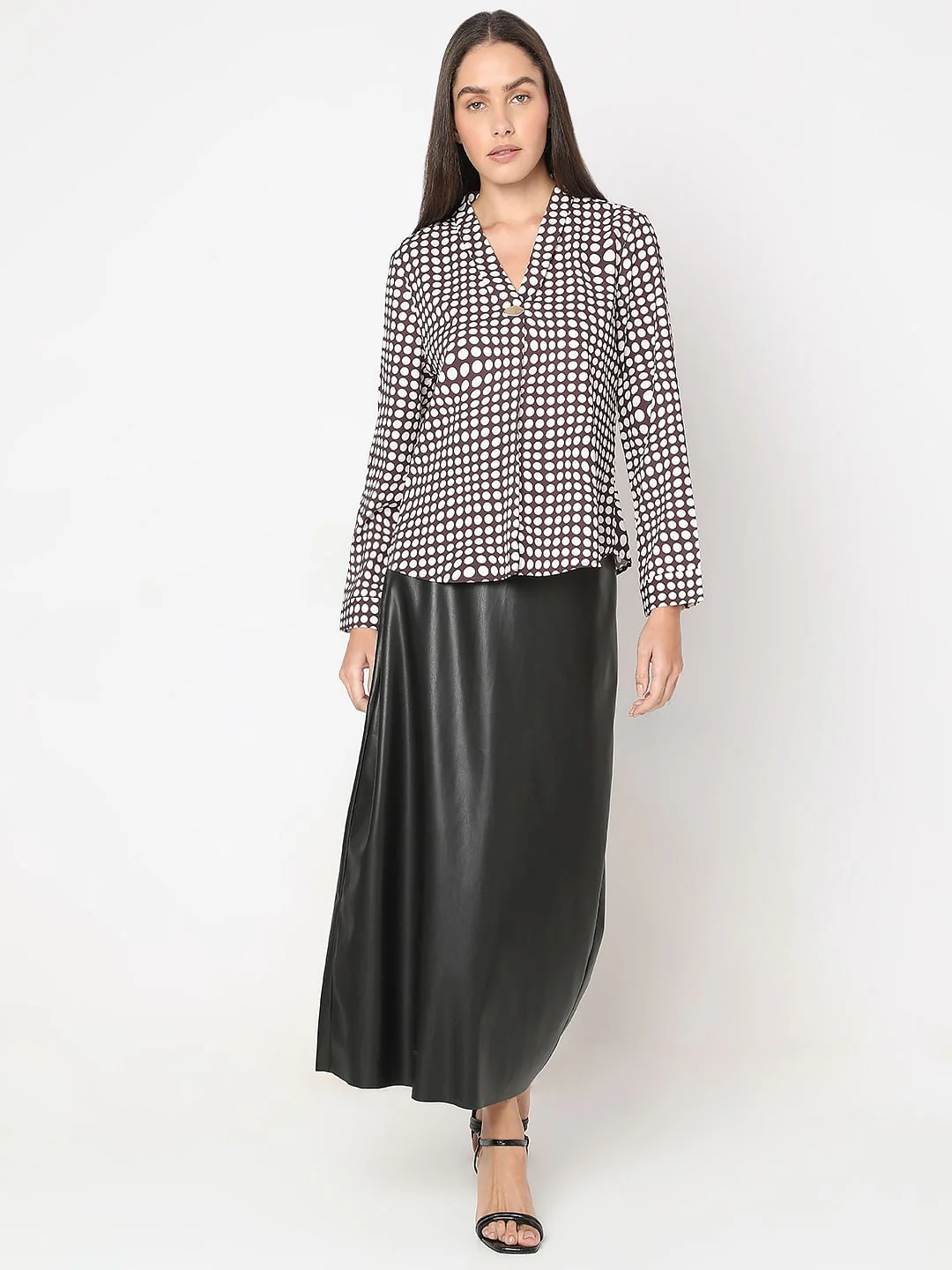Brown Polka Dot Top - Image 5