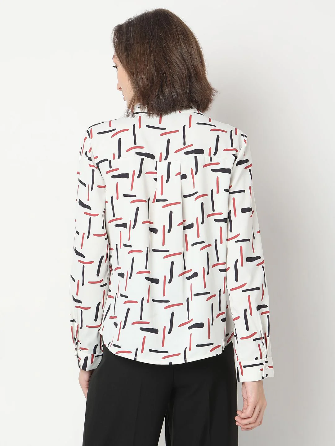 White Printed Top - Image 4