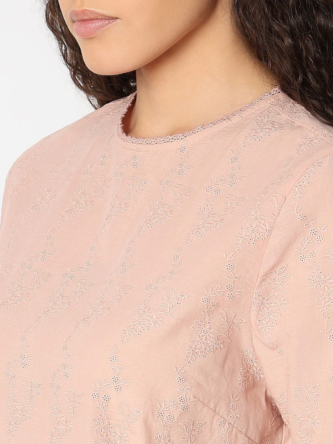 Blush Pink Textured Top - Image 8