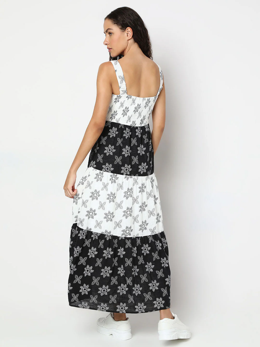 White Embroidered Maxi Dress - Image 4