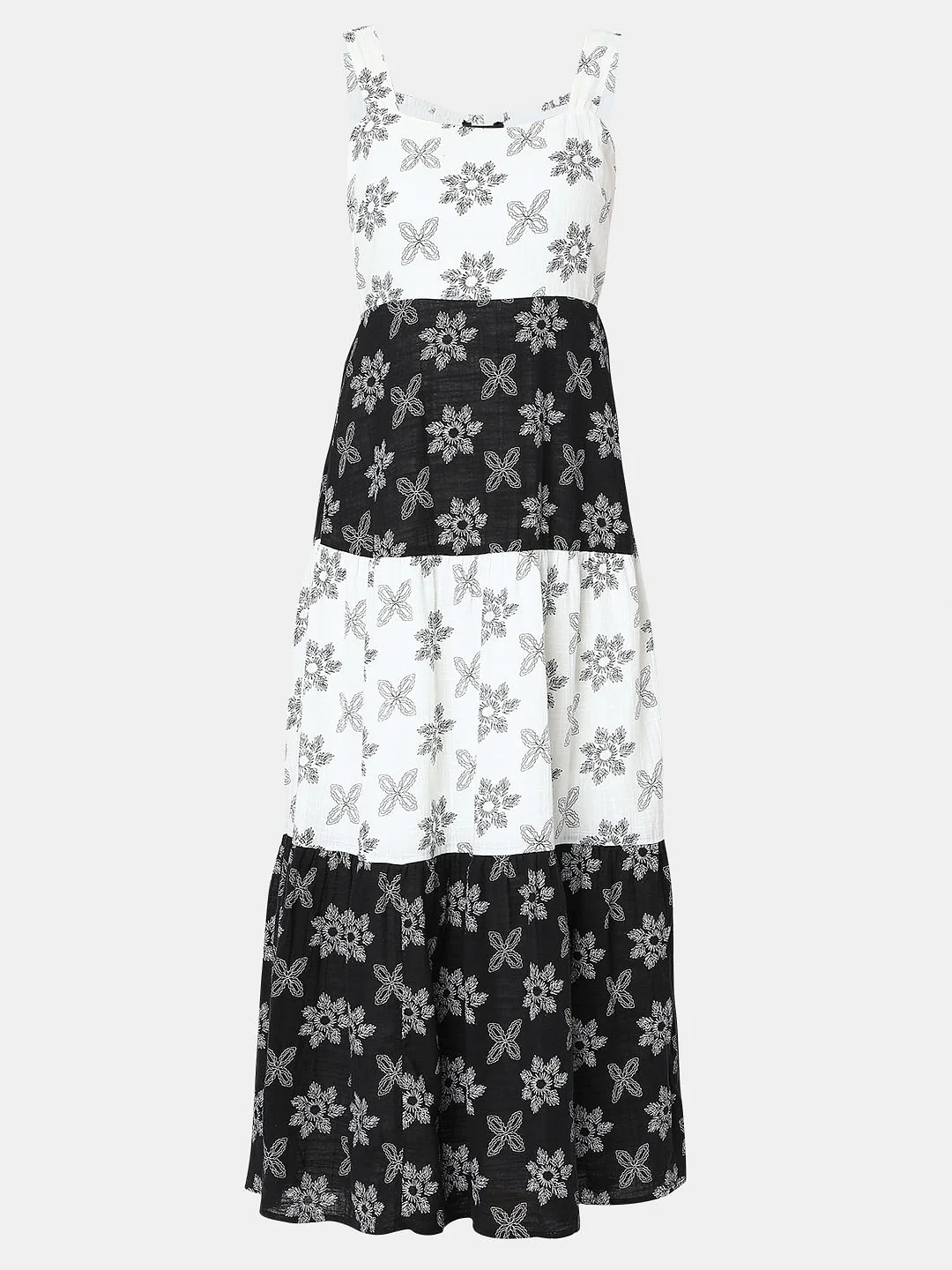 White Embroidered Maxi Dress - Image 7