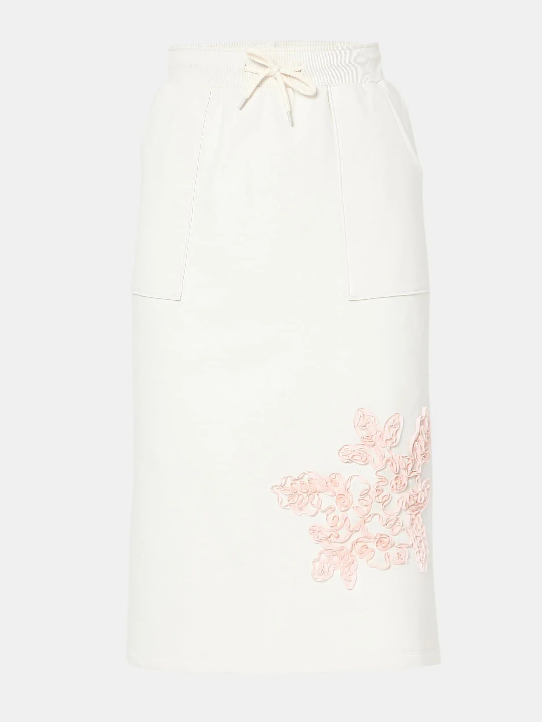 White Printed Skirt - Image 7
