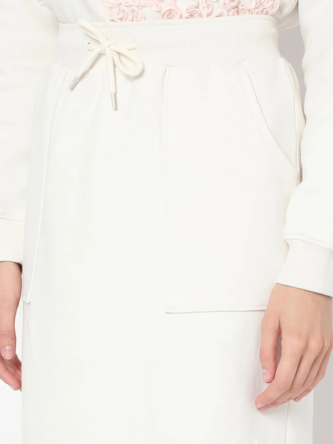 White Printed Skirt - Image 8