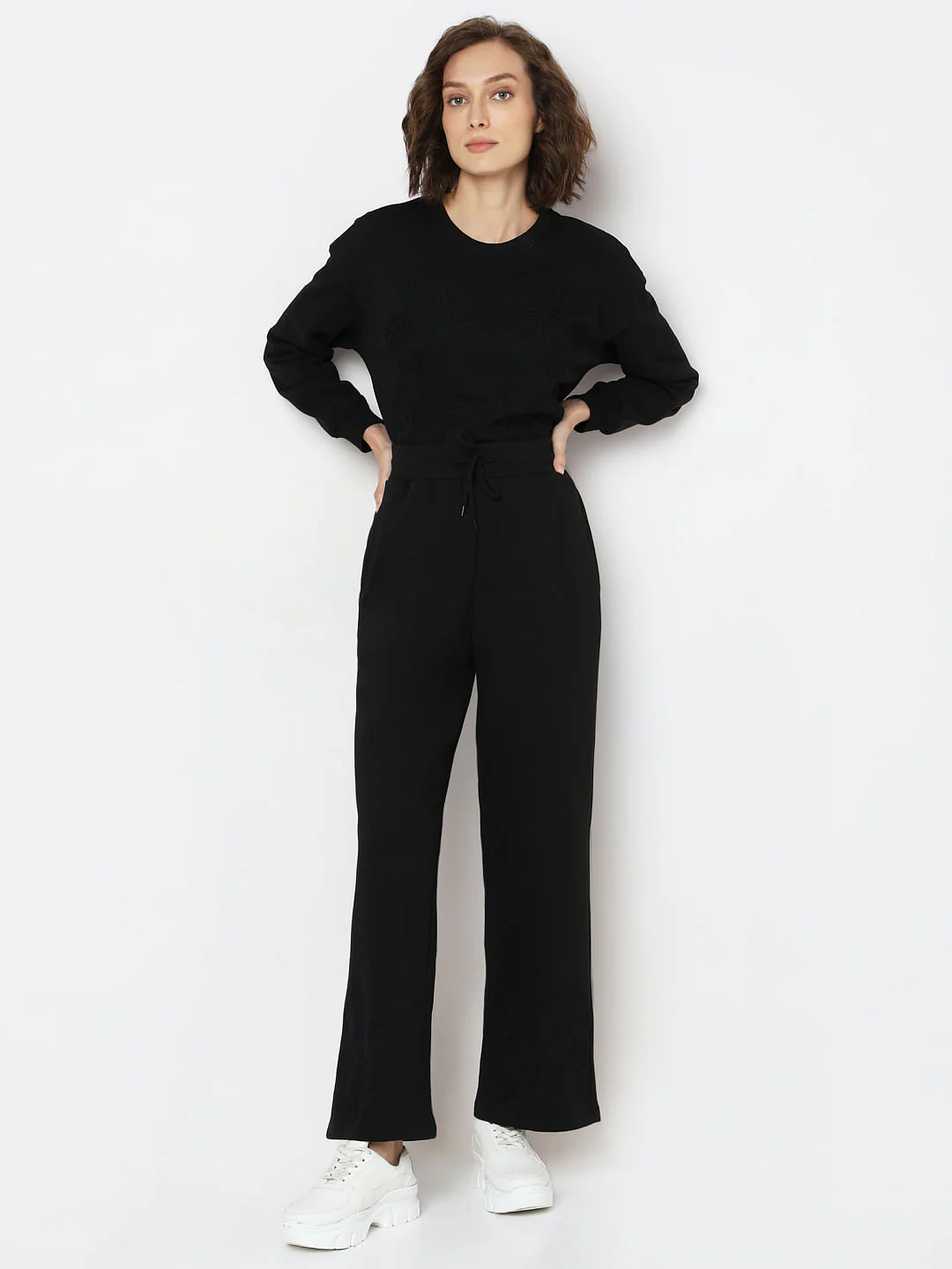 Black Cotton Sweatpant - Image 5