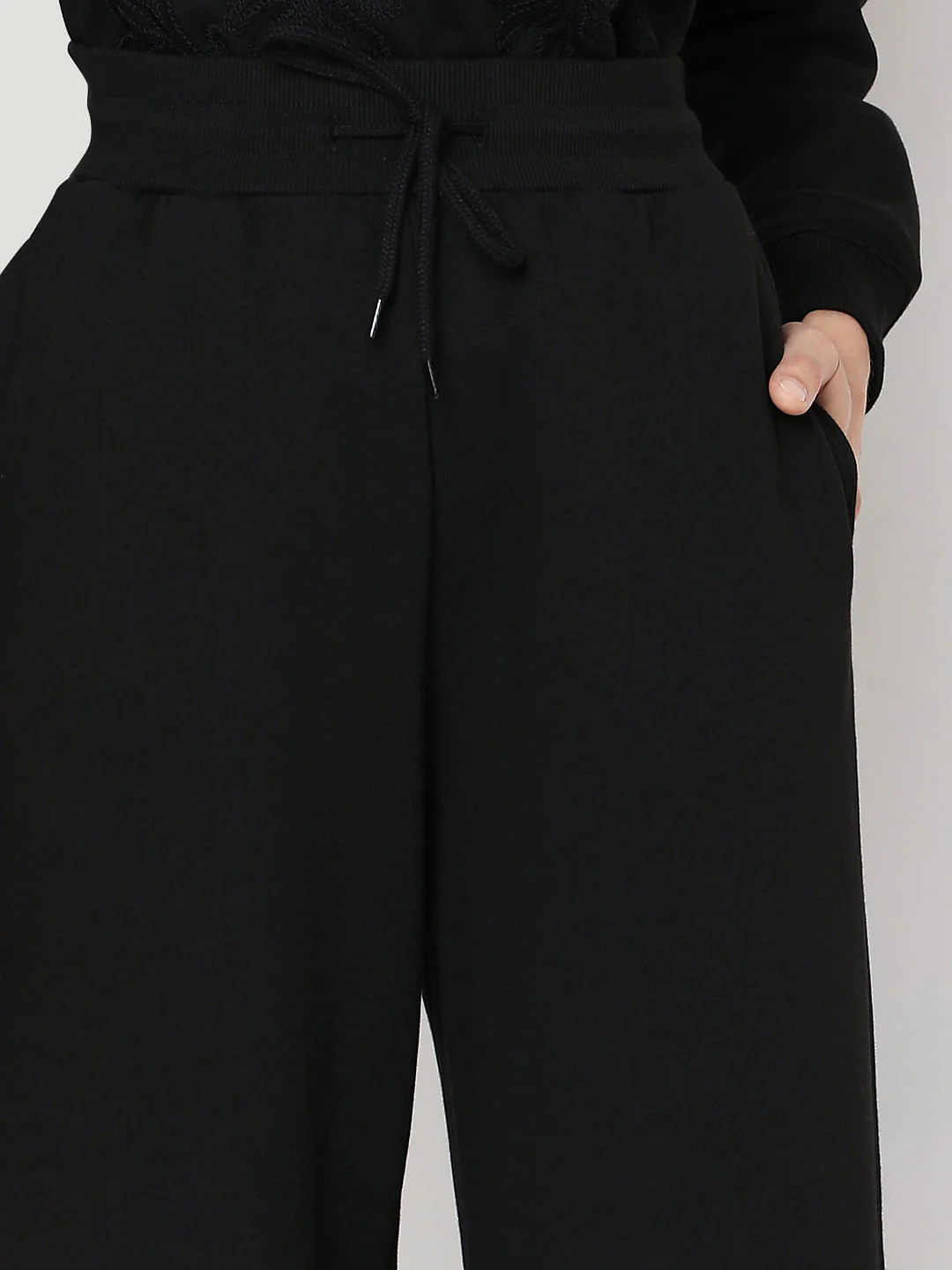 Black Cotton Sweatpant - Image 6