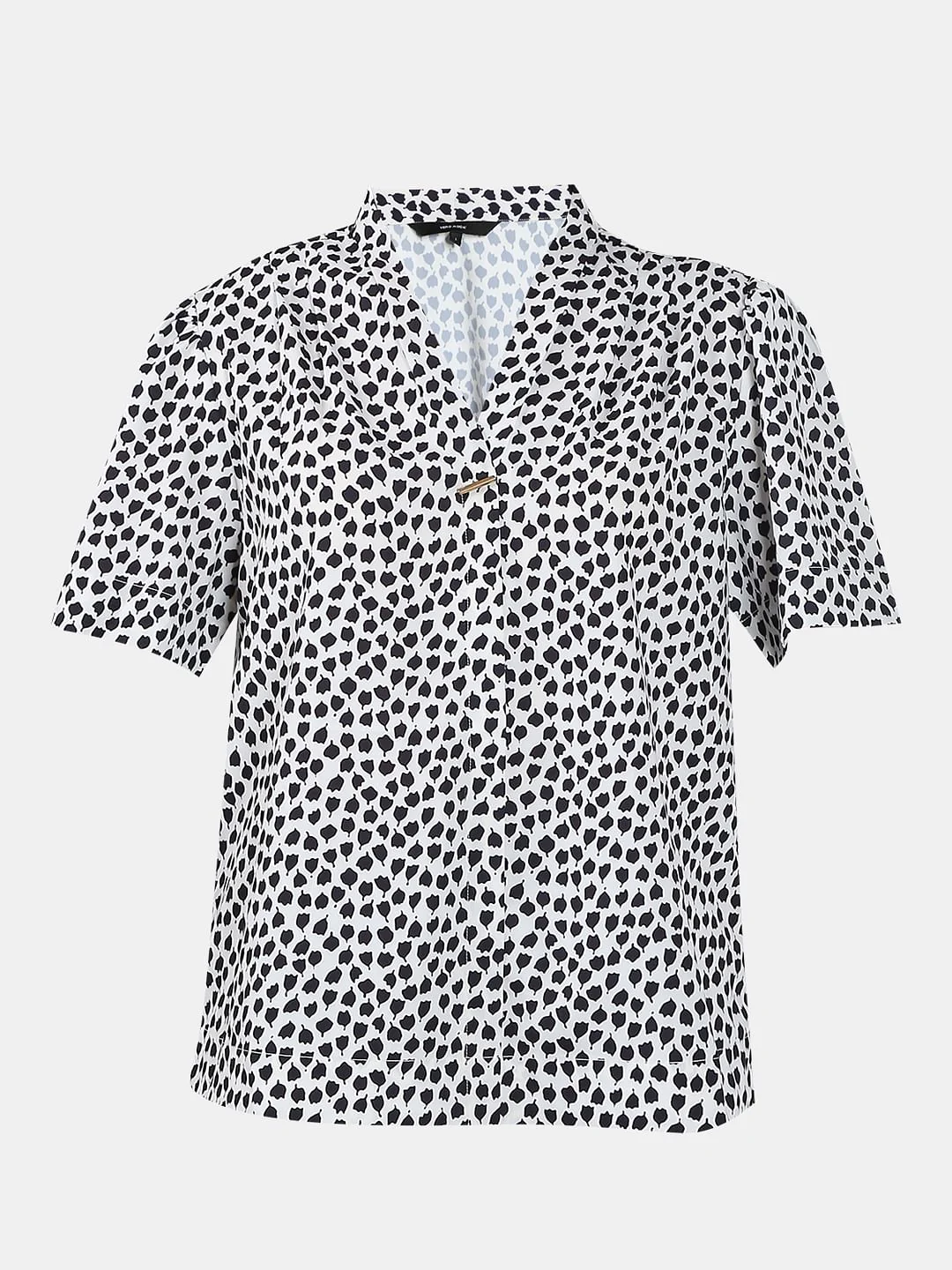 Black & White Printed Top - Image 7
