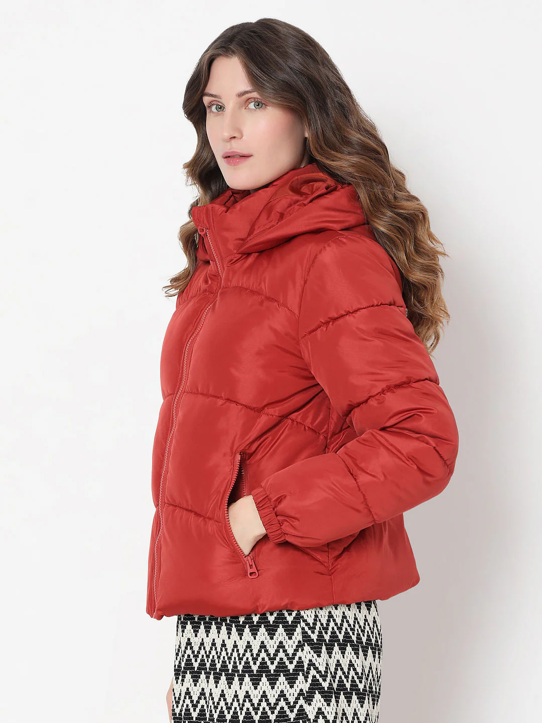 Red Hooded Jacket - Image 3
