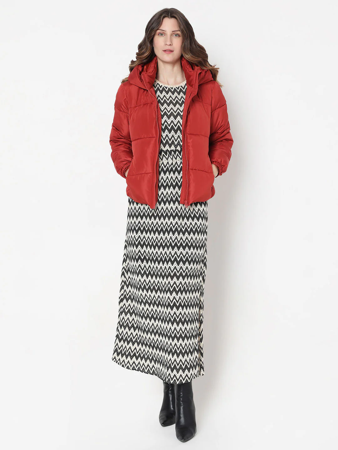 Red Hooded Jacket - Image 5