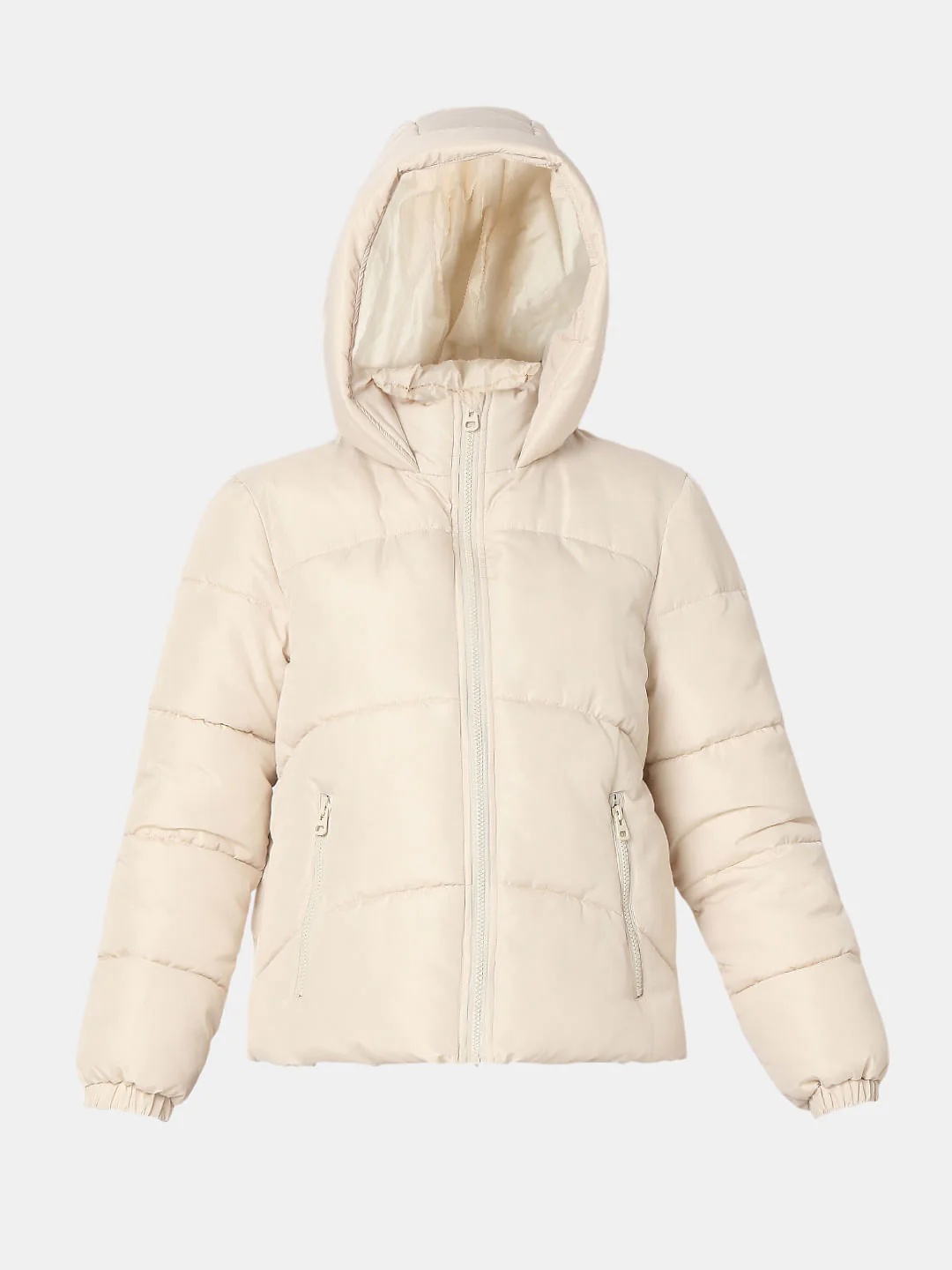Off-White Hooded Puffer Jacket - Image 7