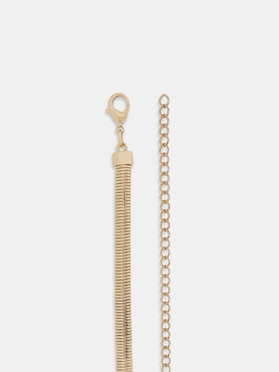 Golden Metal Elastic Dress Belt - Image 3
