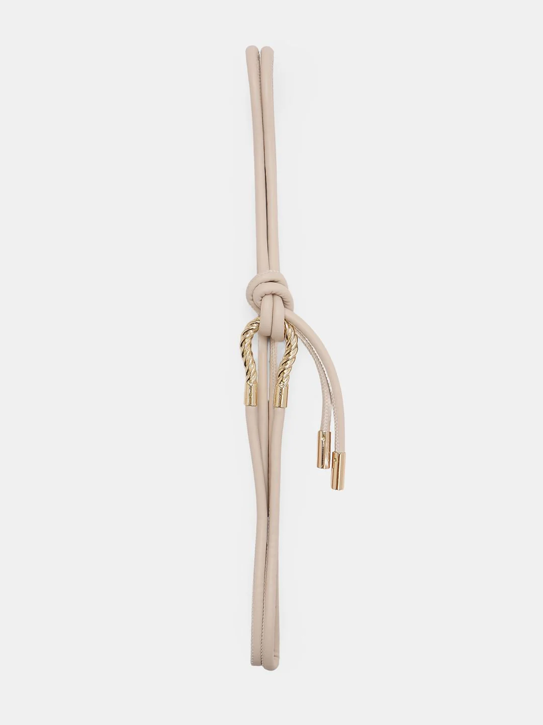 Beige Slim Waist Belt - Image 4