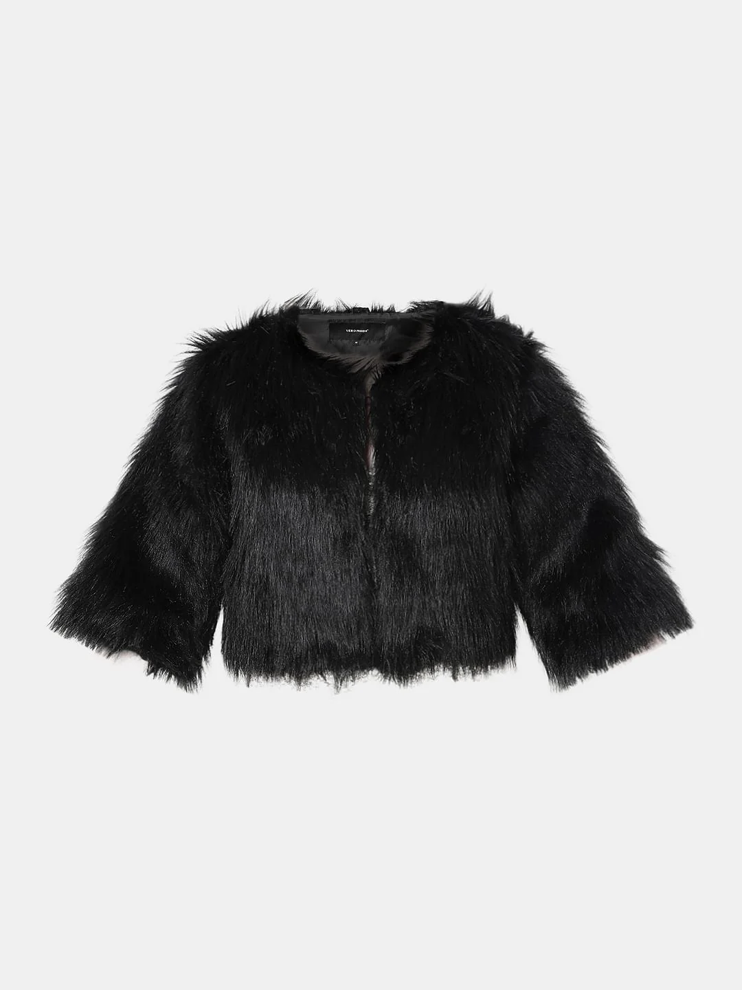 Black Fur Jacket - Image 7