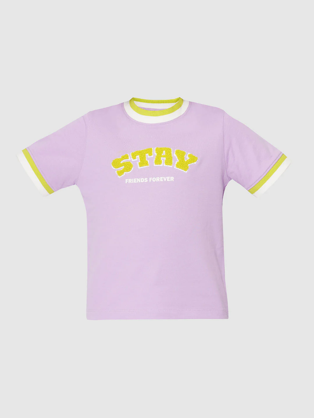 Girls Purple Co-Ord Set T-Shirt - Image 6