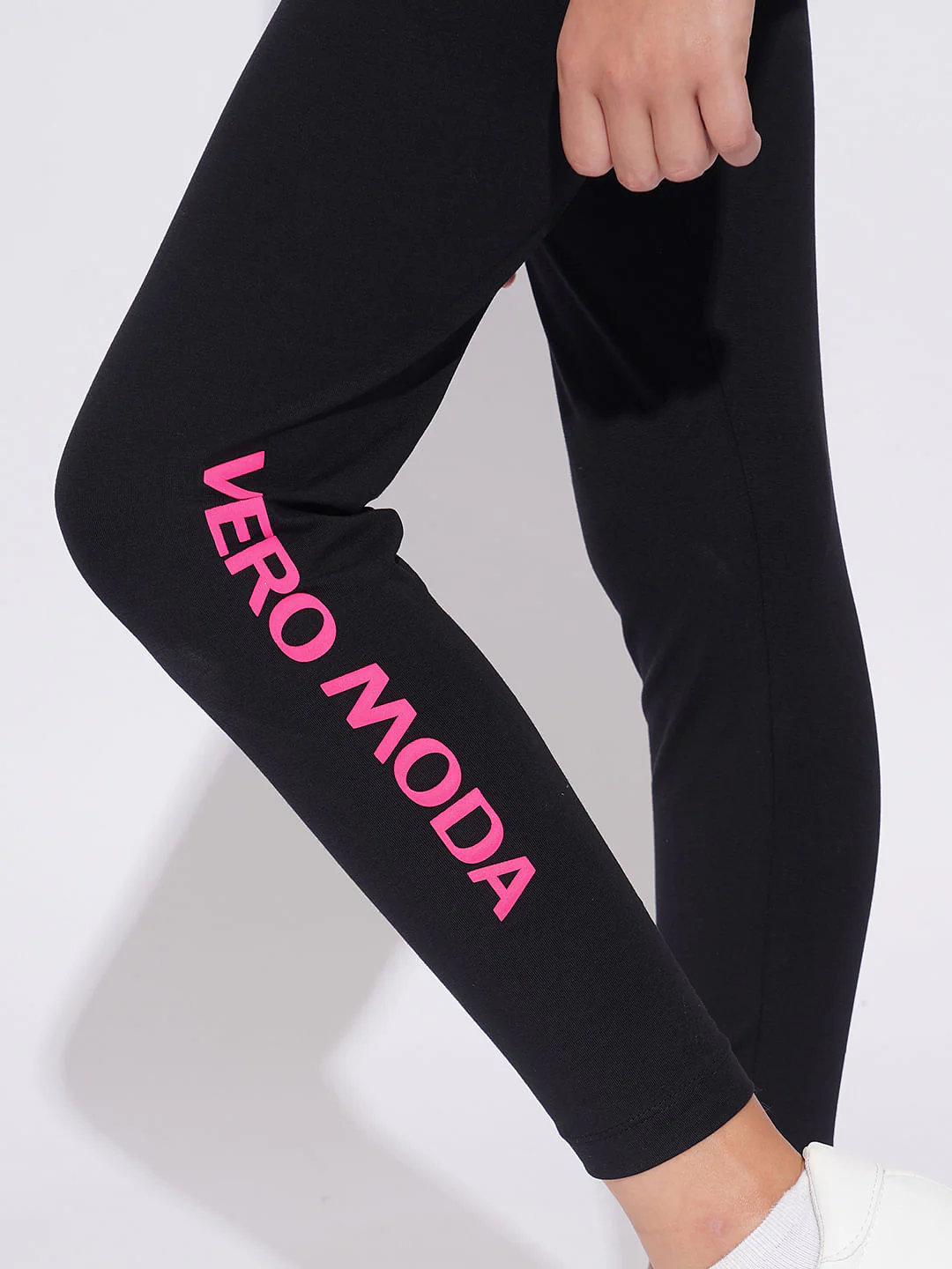 Girls Black Leggings - Image 4