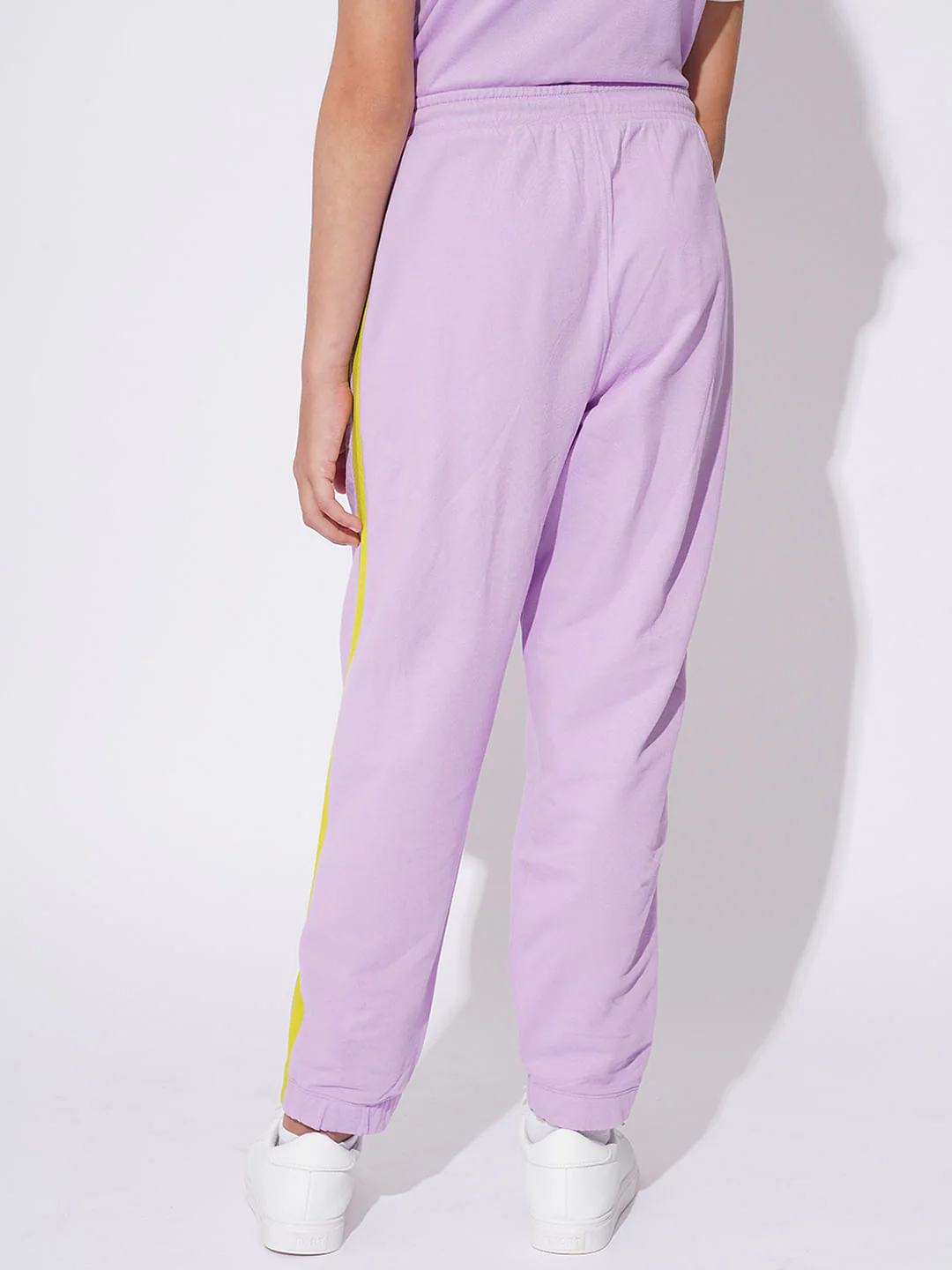 Girls Lilac Co-Ord Set Joggers - Image 3