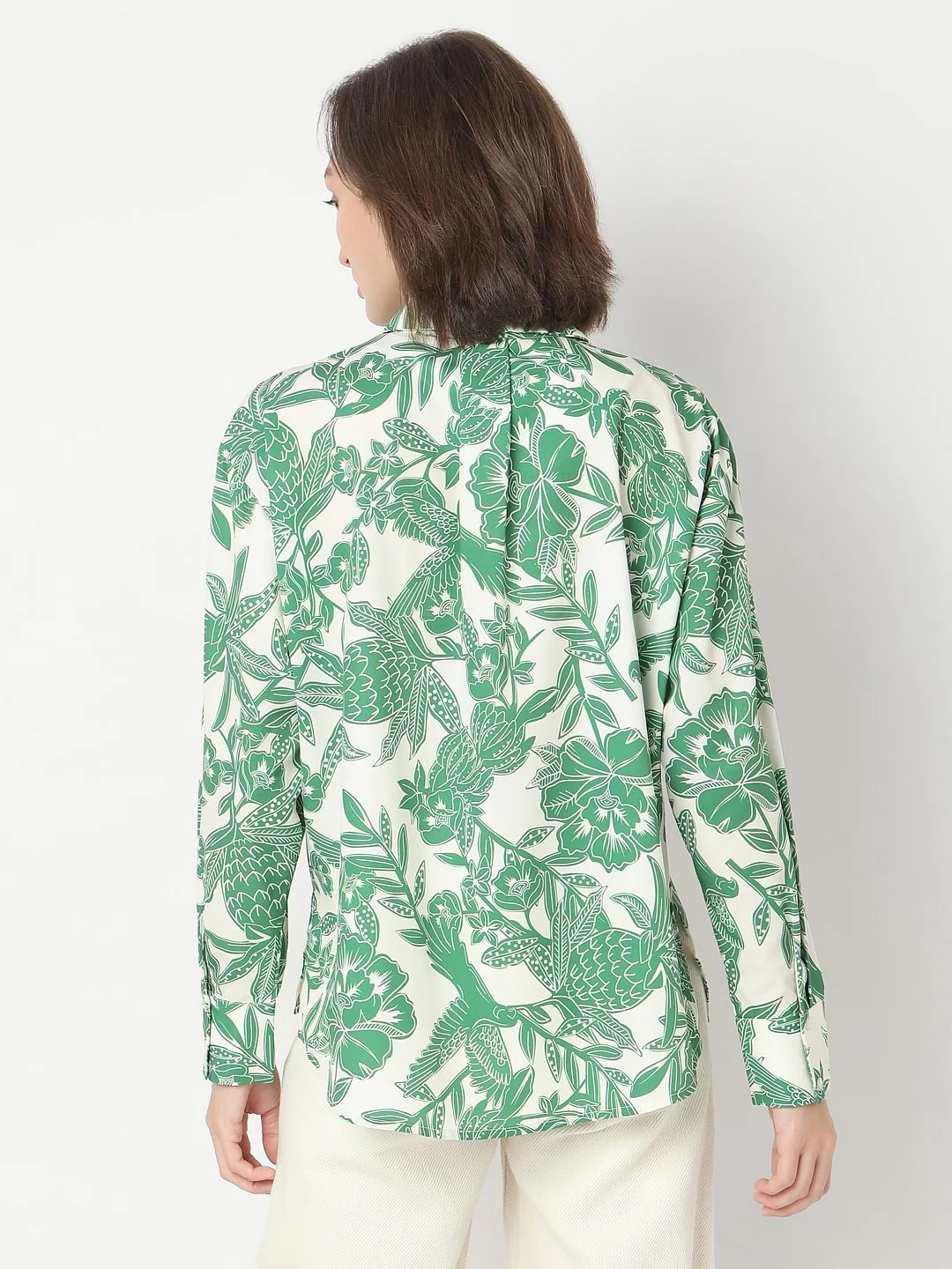 Green Floral Shirt - Image 4