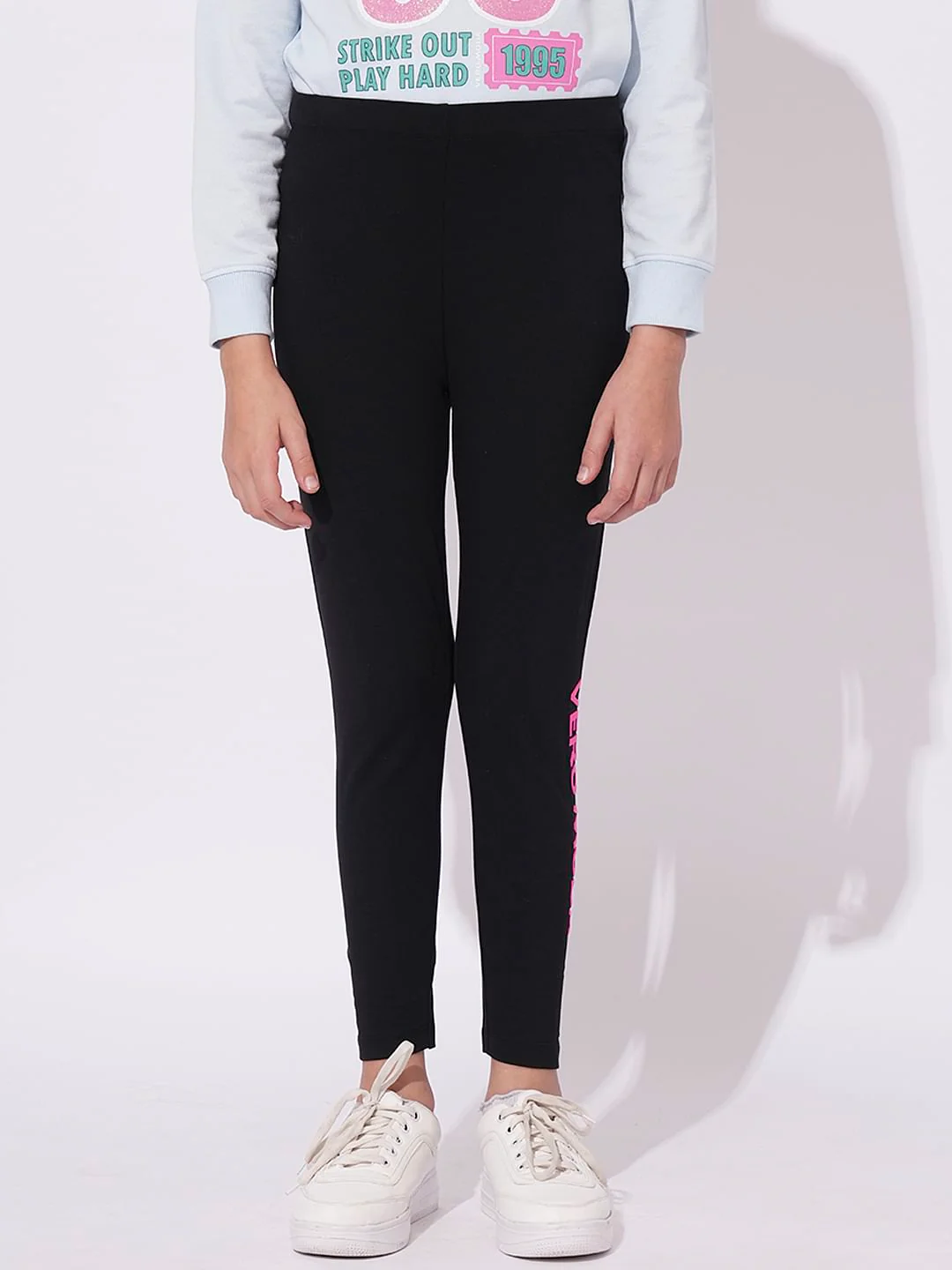 Girls Pack Of 2 Leggings - Image 10
