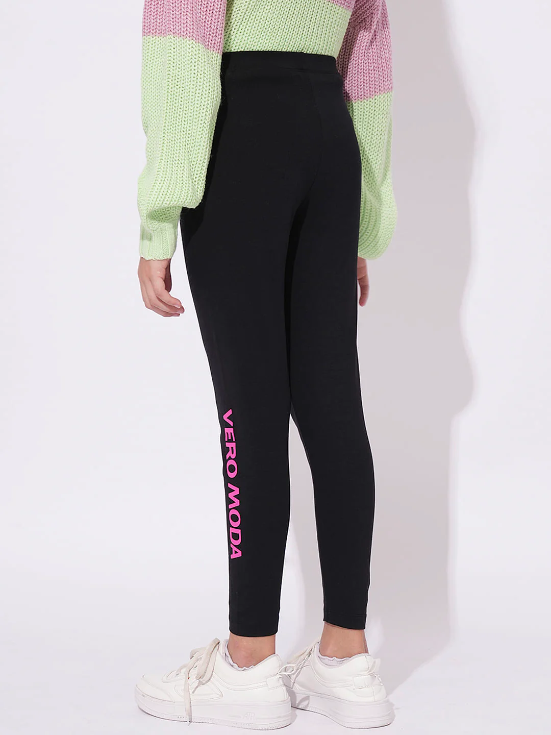 Girls Pack Of 2 Printed Leggings - Image 5