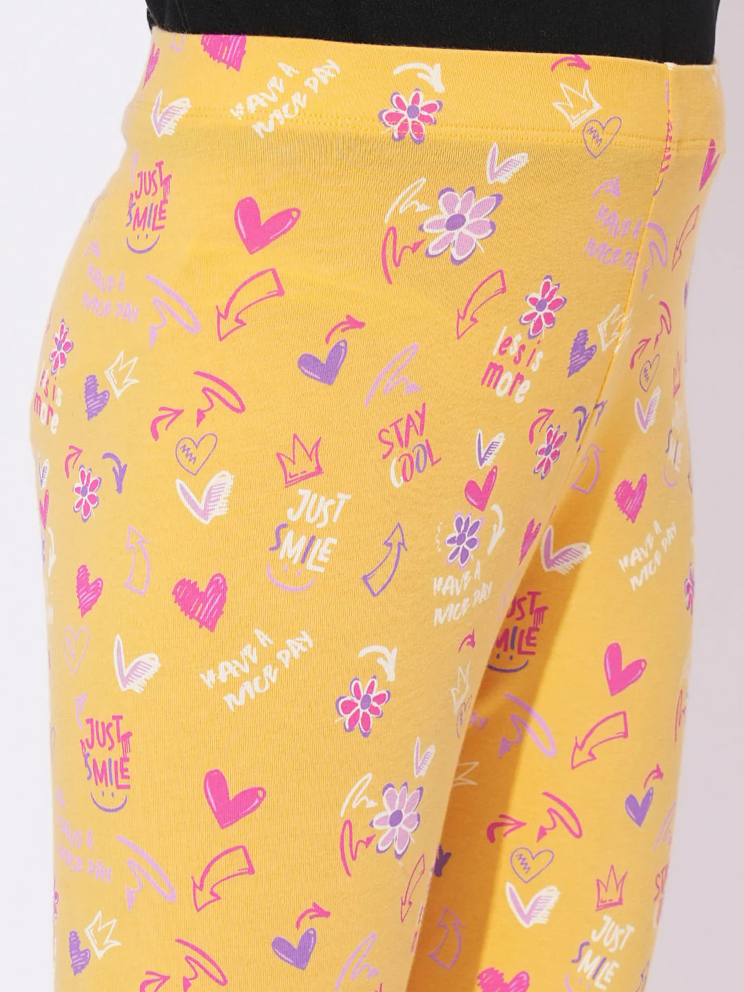 Girls Pack Of 2 Printed Leggings - Image 6