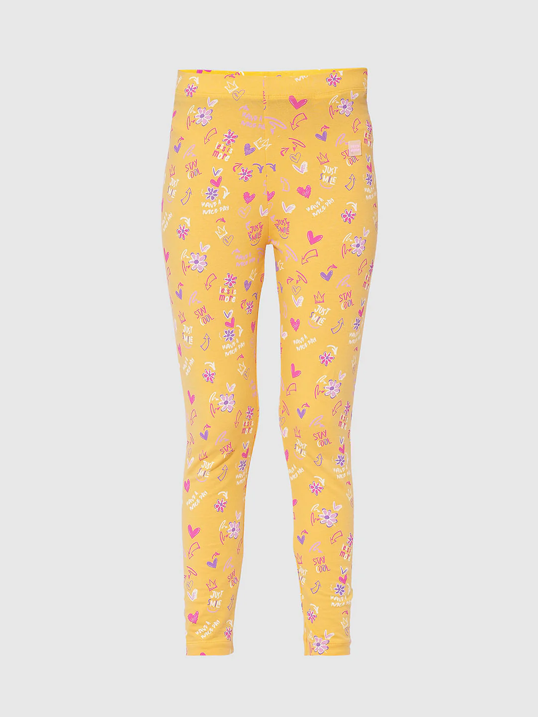 Girls Pack Of 2 Printed Leggings - Image 8