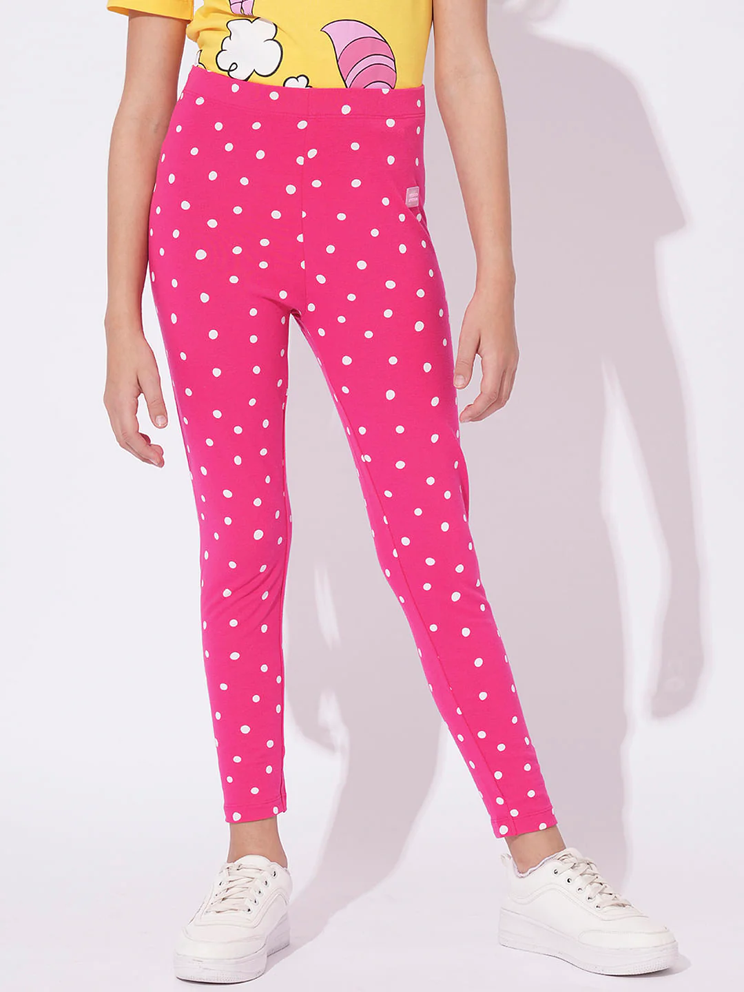 Girls Pack Of 2 Printed Leggings - Image 2