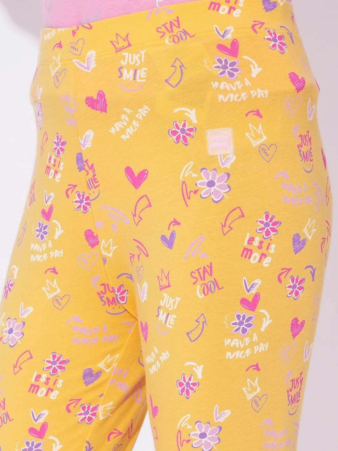 Girls Pack Of 2 Printed Leggings - Image 7
