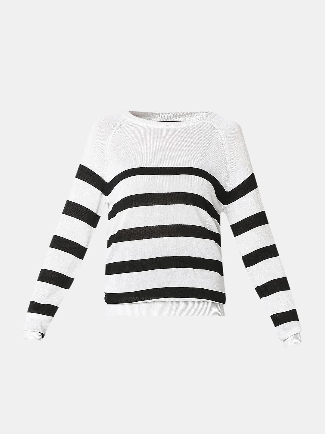 White Striped Knit Top - Image 7
