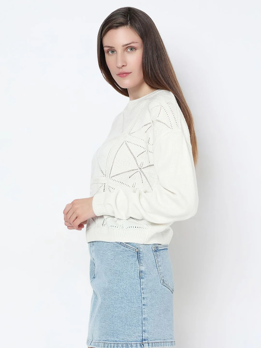 Off-White Knitted Top - Image 3