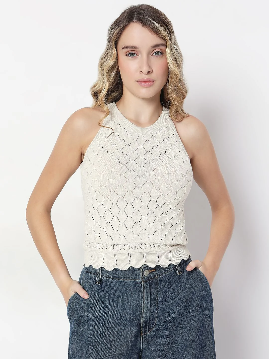 Off-White Knitted Top - Image 2