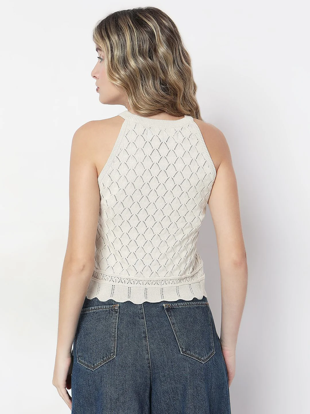 Off-White Knitted Top - Image 4