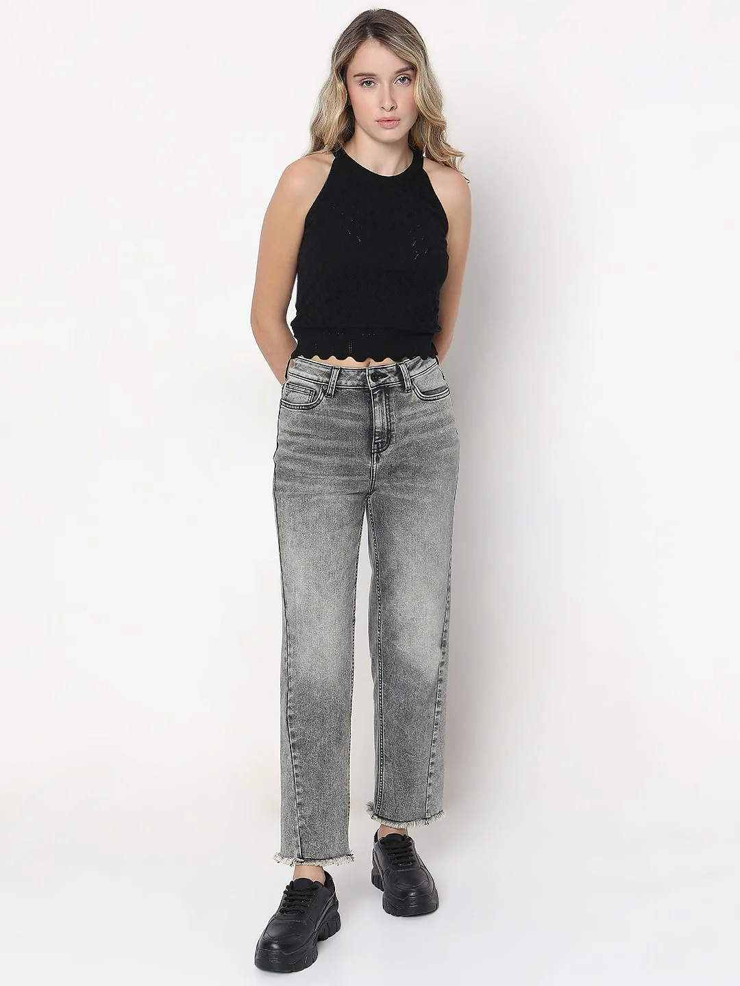 Black Knitted Top - Image 5
