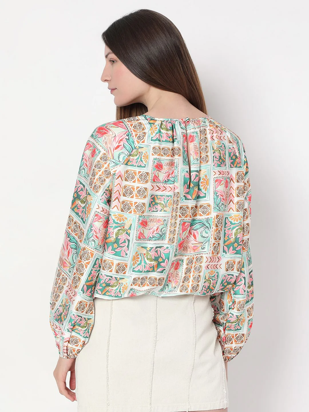 Multi-Colour Printed Top - Image 4
