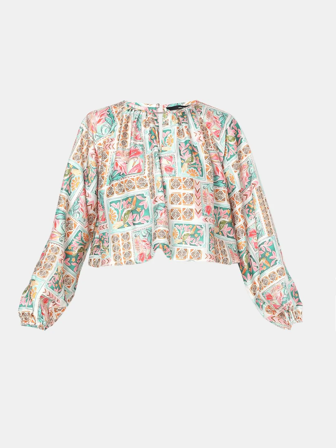 Multi-Colour Printed Top - Image 7