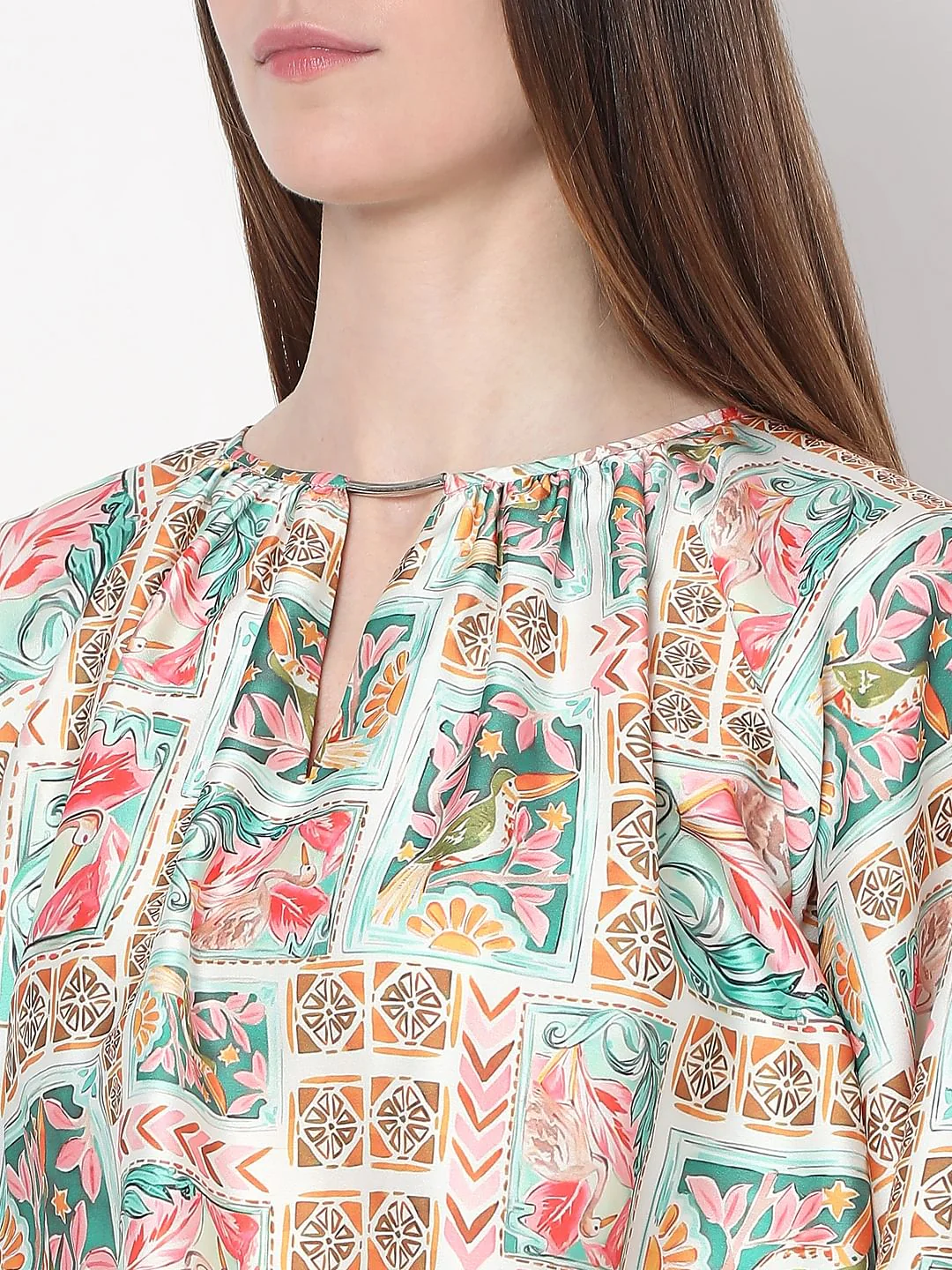 Multi-Colour Printed Top - Image 8