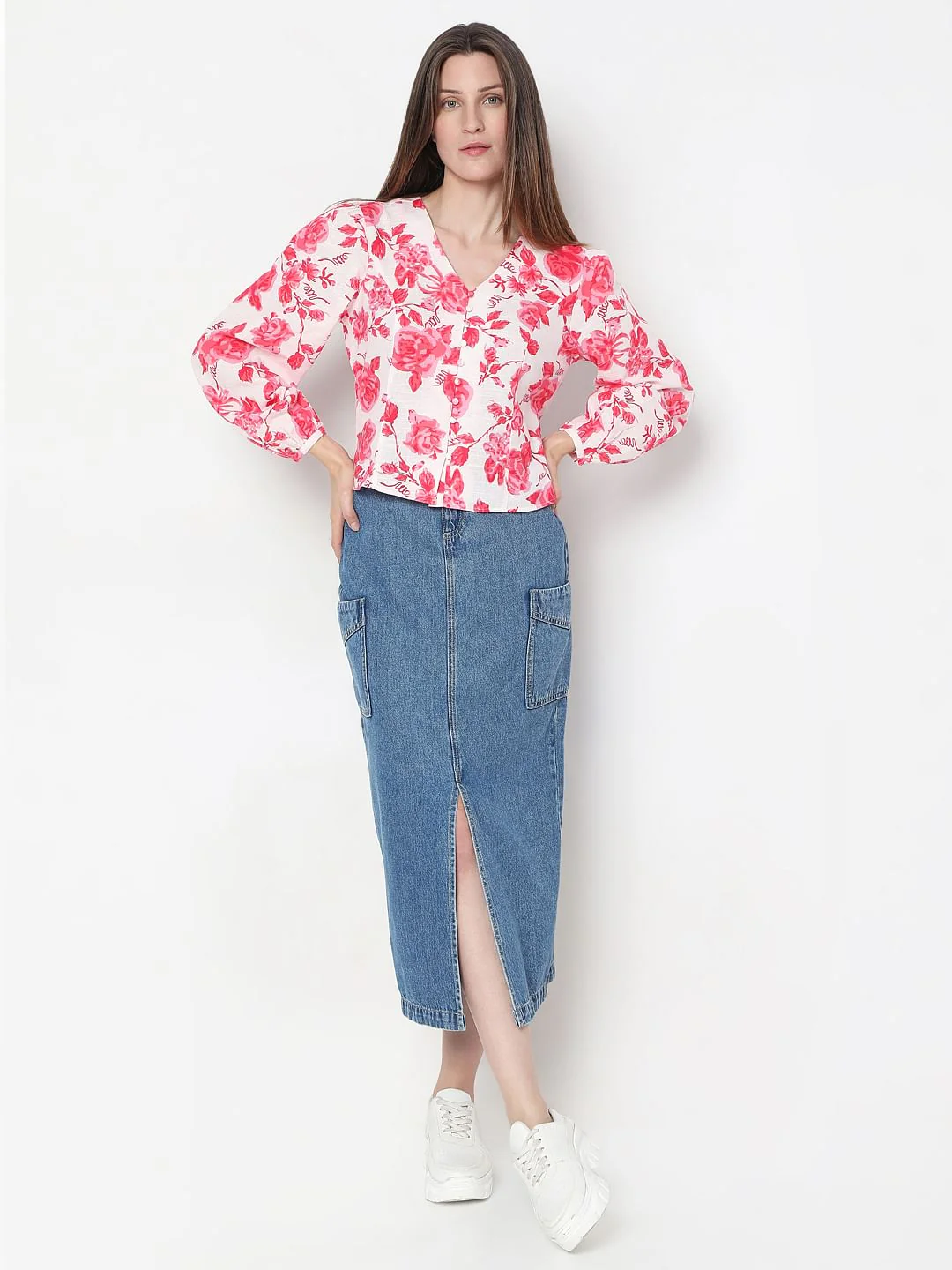 Pink Floral Top - Image 5