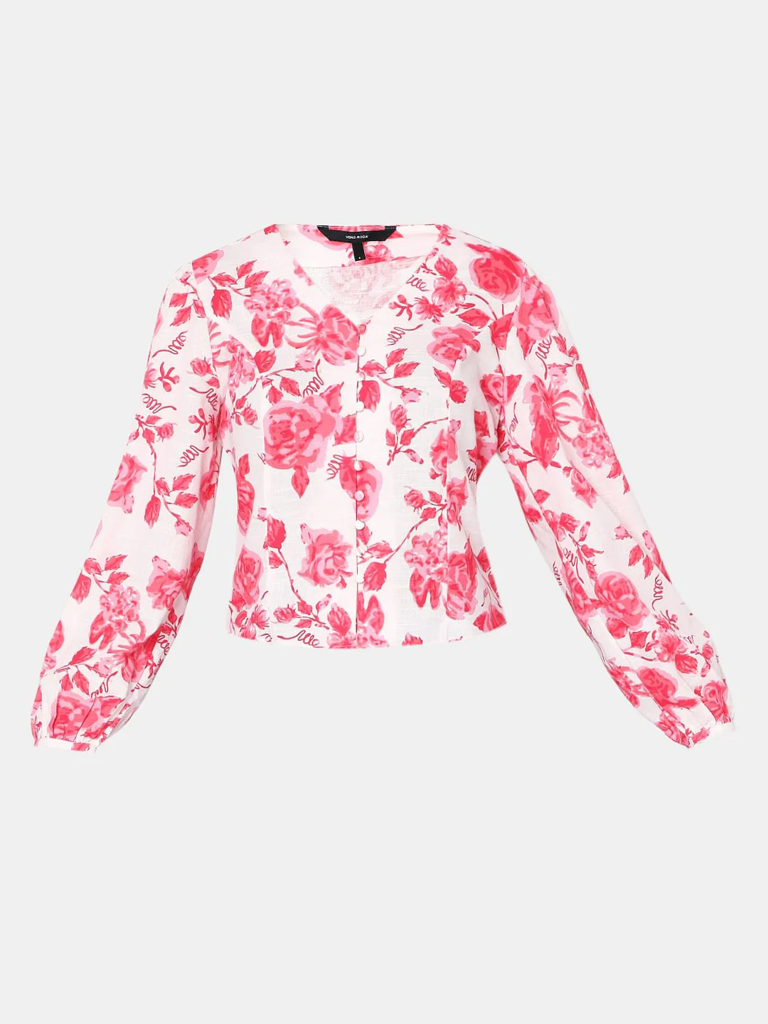 Pink Floral Top - Image 7