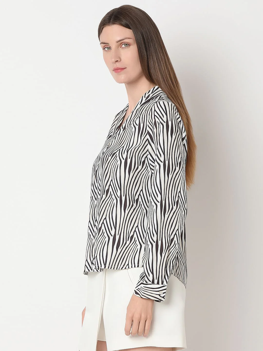 White Printed Top - Image 3