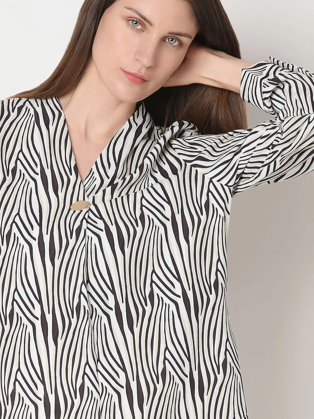 White Printed Top - Image 6
