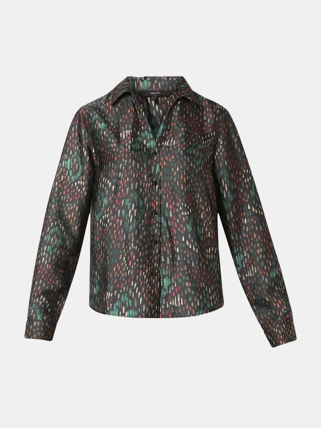 Black Printed Shirt - Image 7