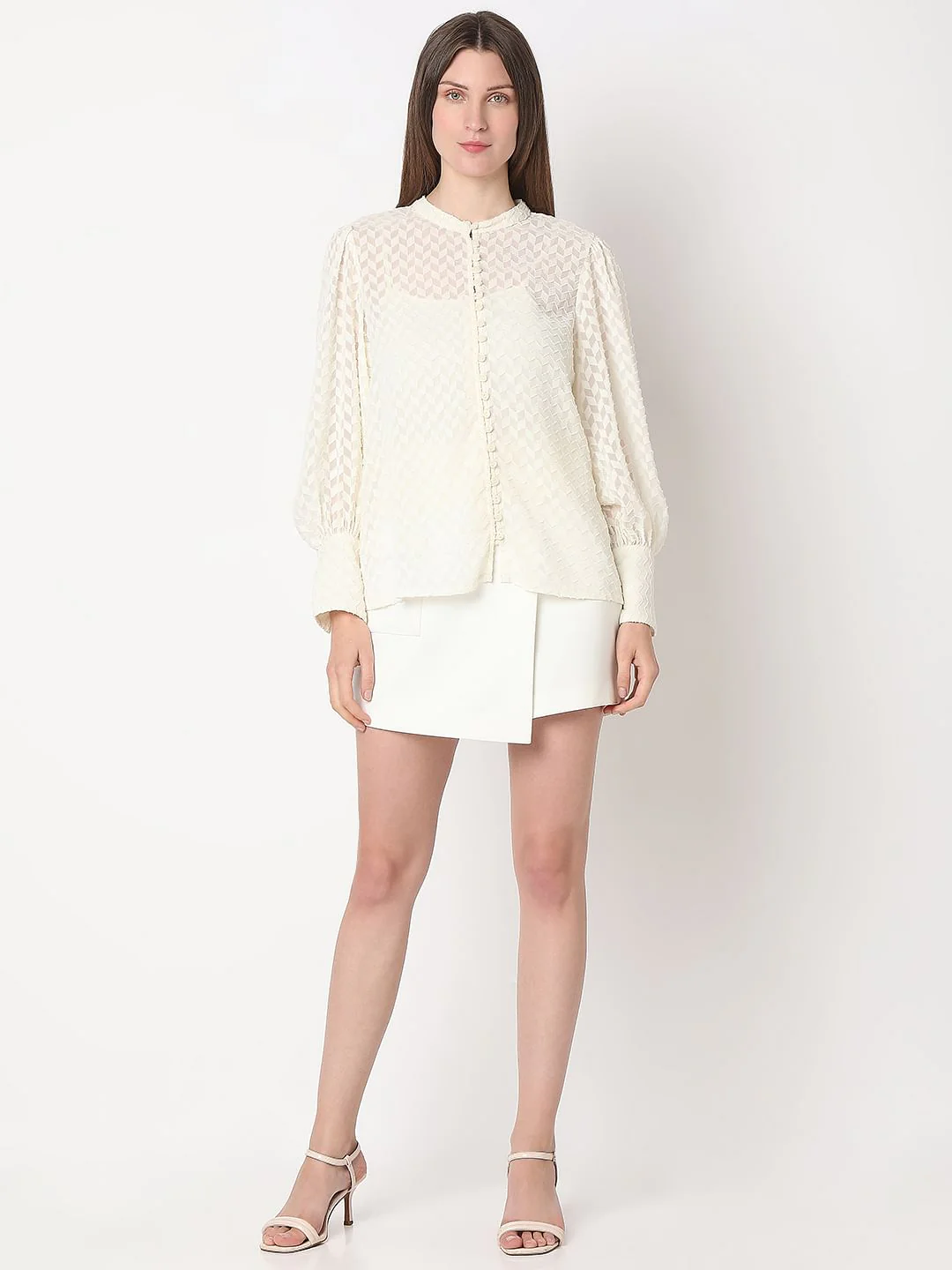 Off-White Textured Shirt - Image 5