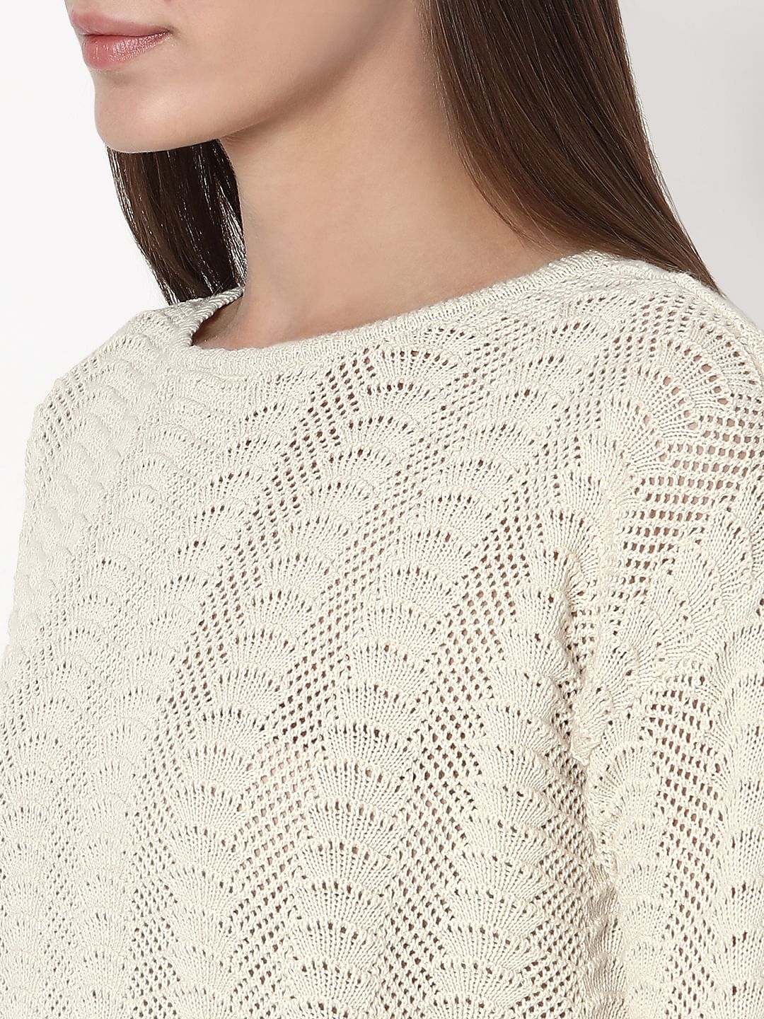 Off-White Knitted Co-Ord Set Top - Image 8
