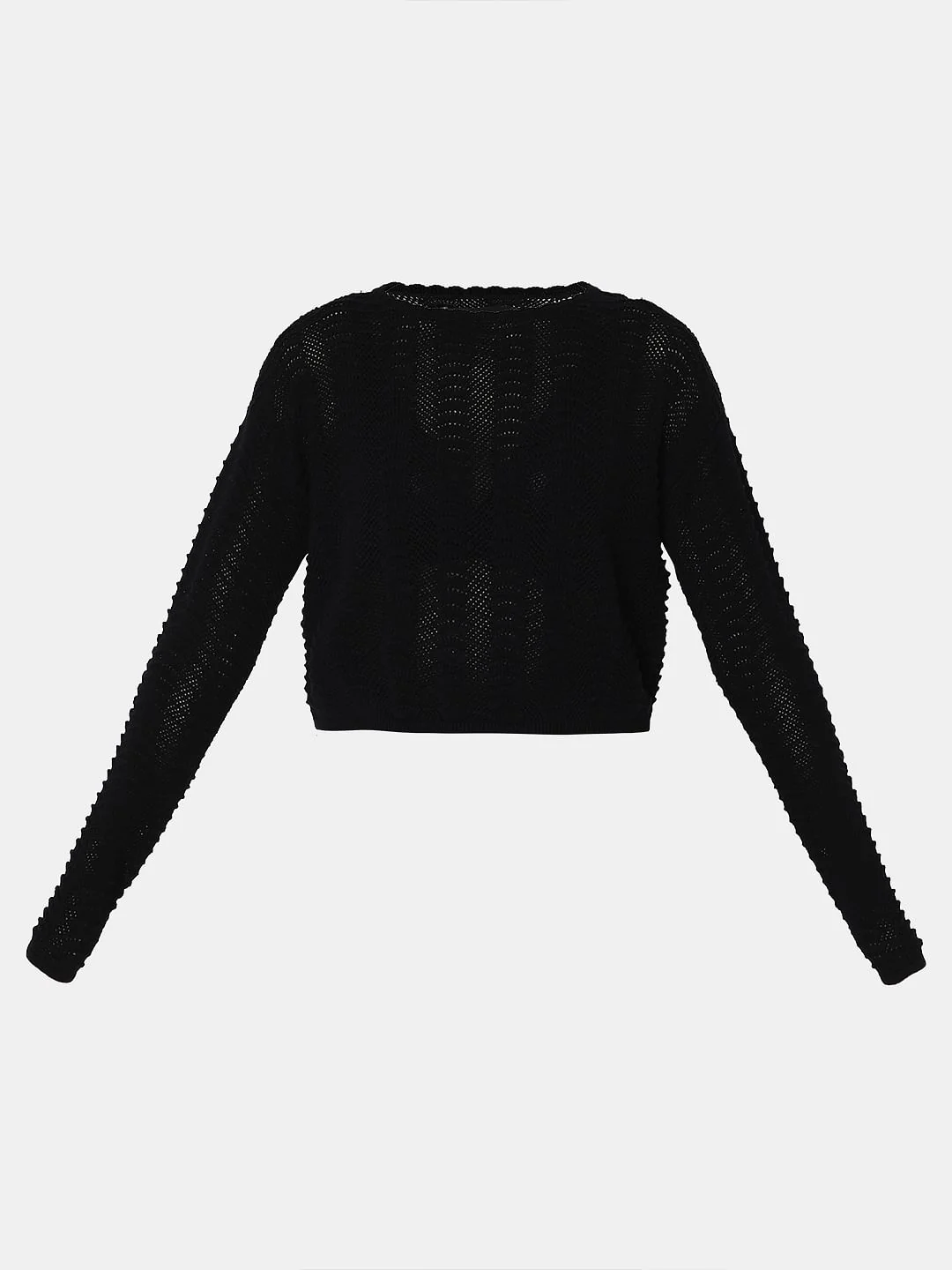 Black Knitted Co-Ord Set Top - Image 7