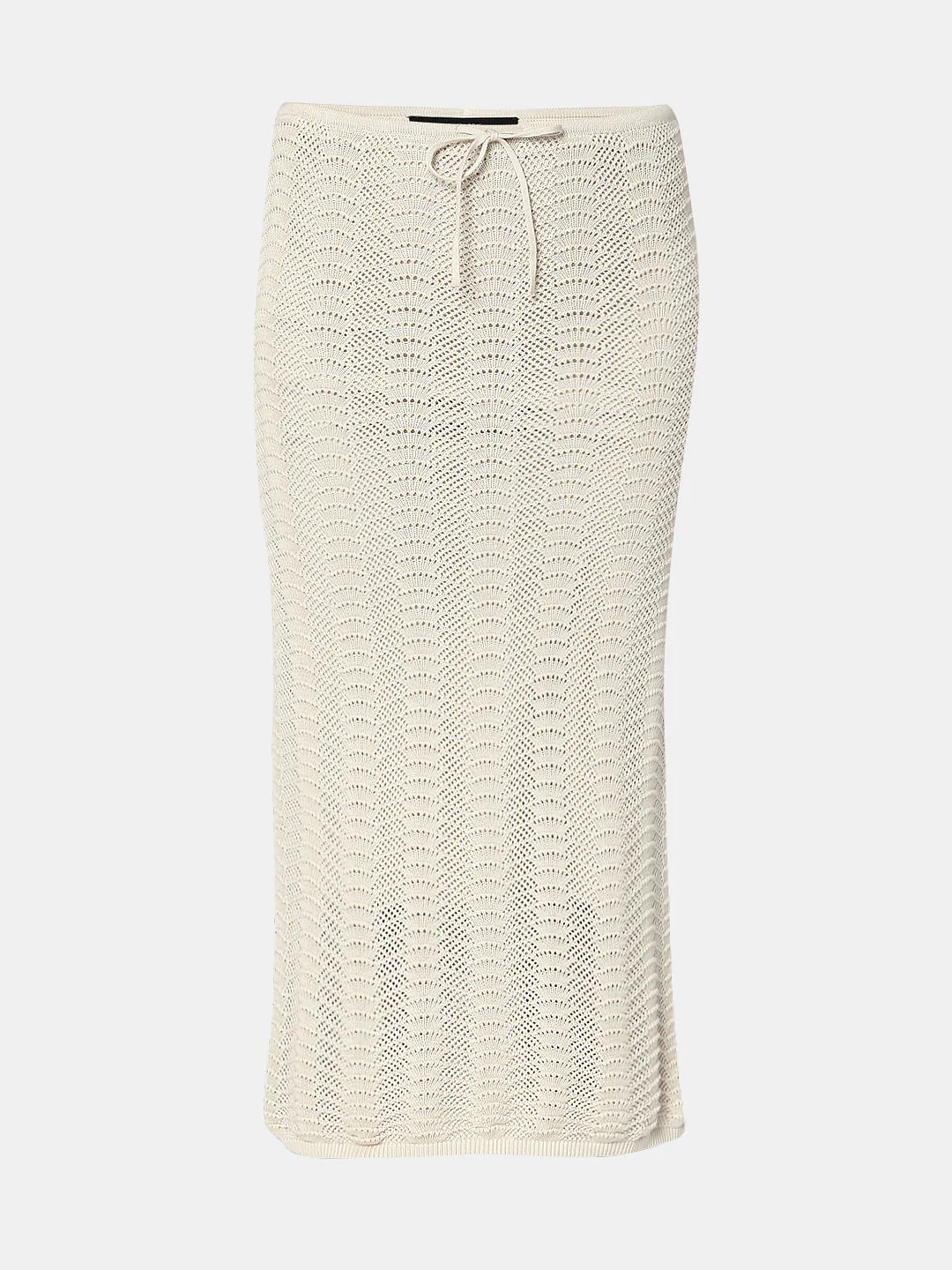 Off-White Knitted Co-Ord Set Skirt - Image 7