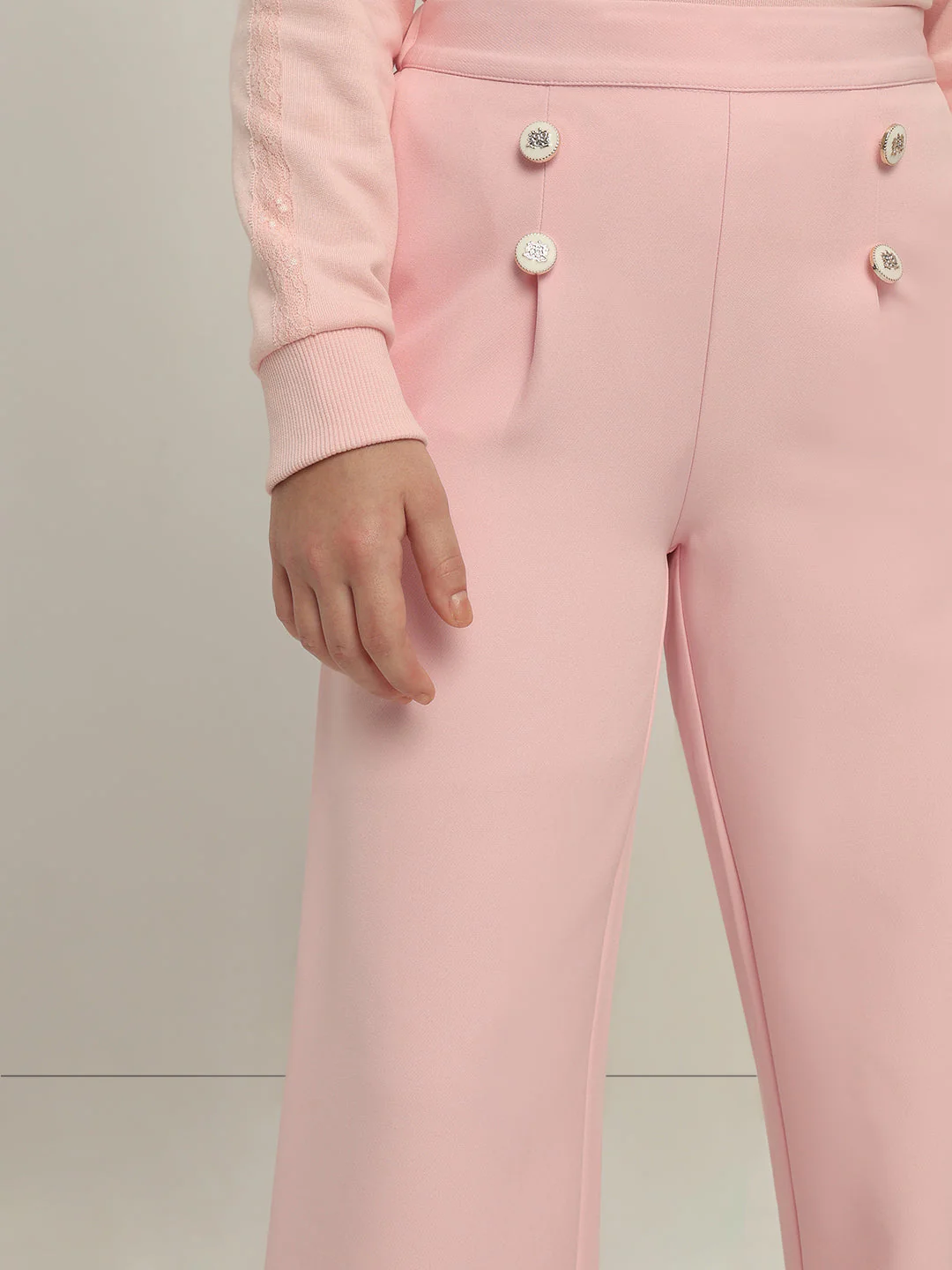GIRL Pink Flared Pants - Image 6