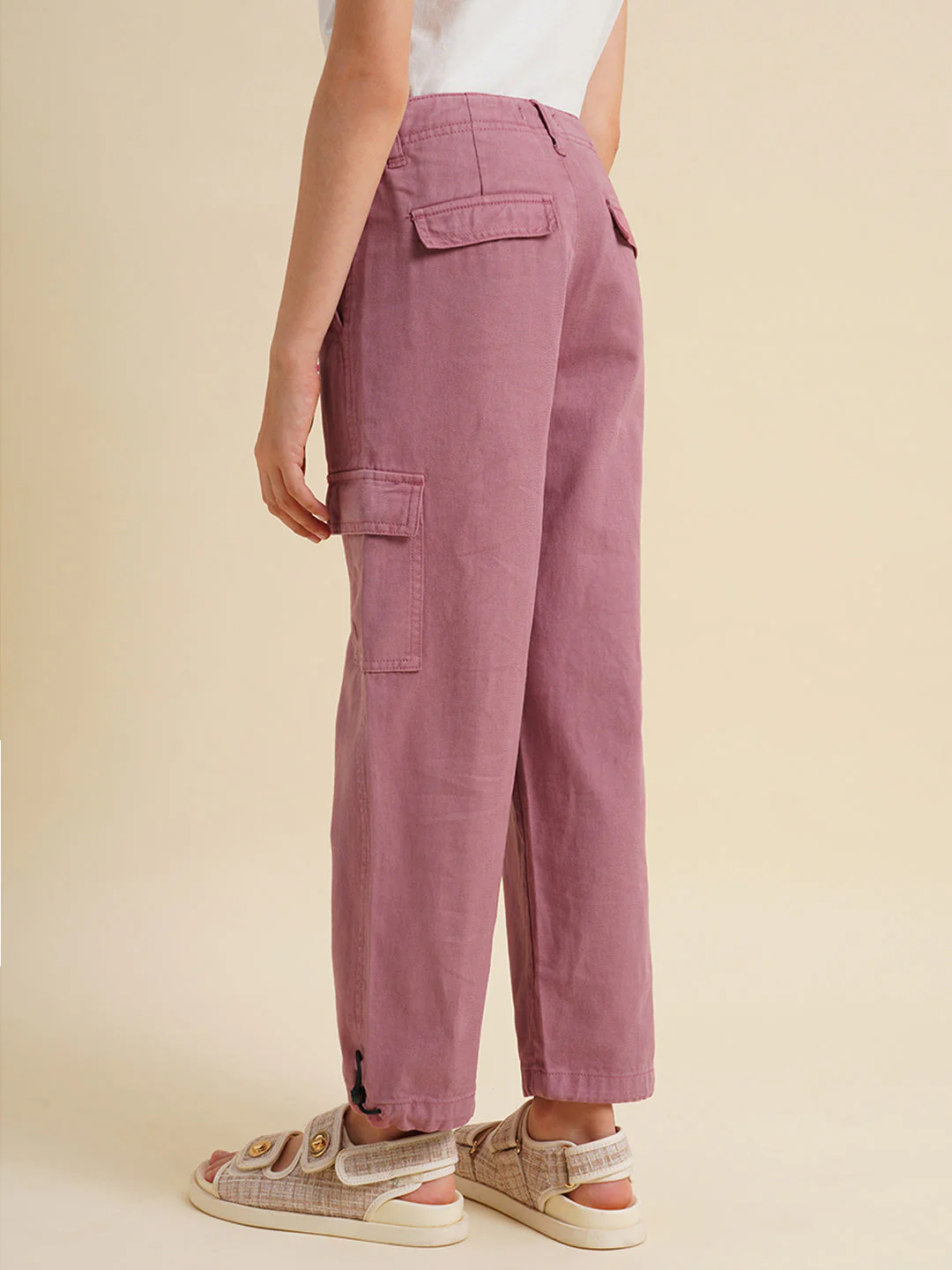 Girls Rose High Rise Mom Pants - Image 3