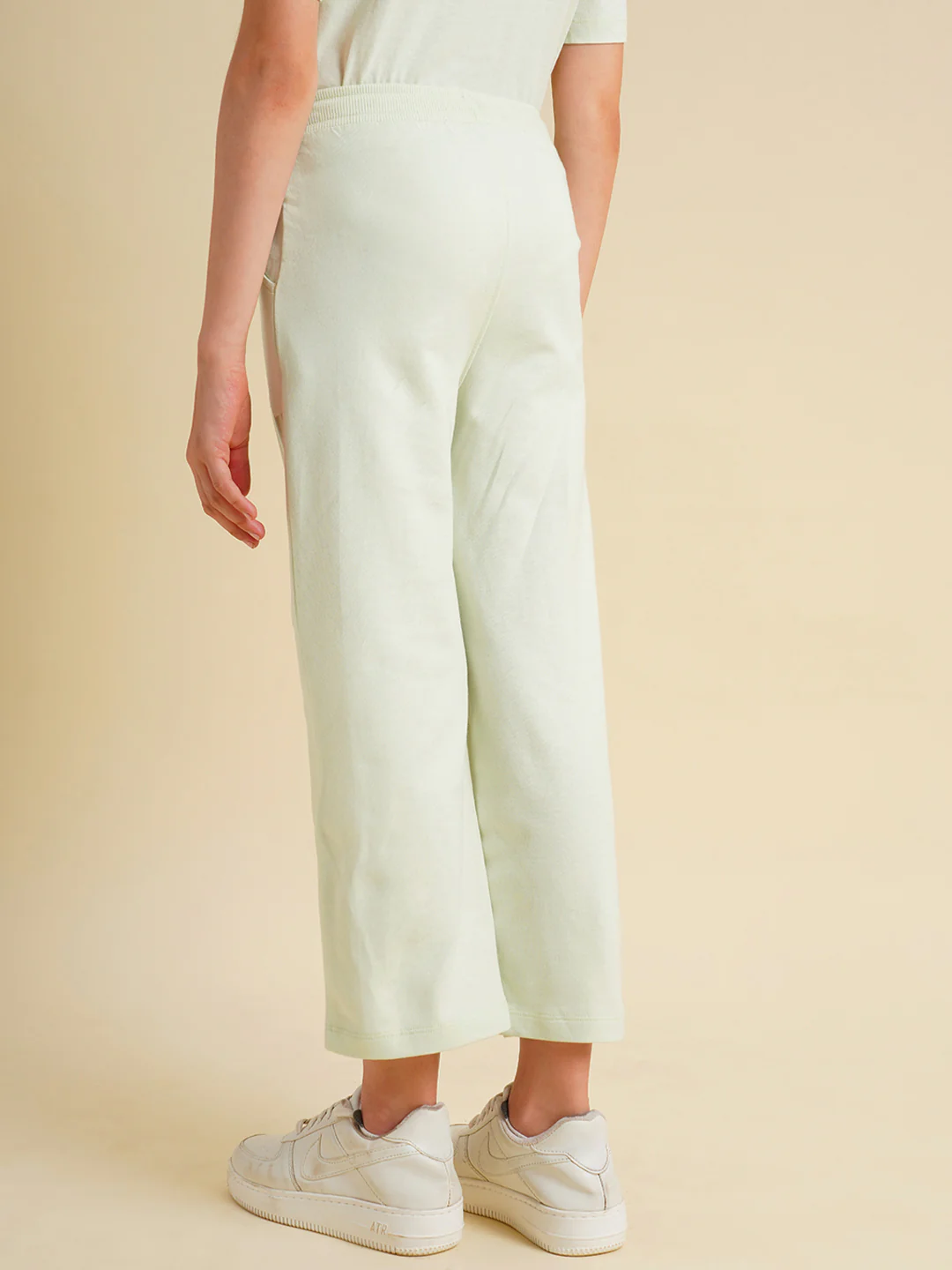 Girls Blue Stitch Graphic Print Pants - Image 3