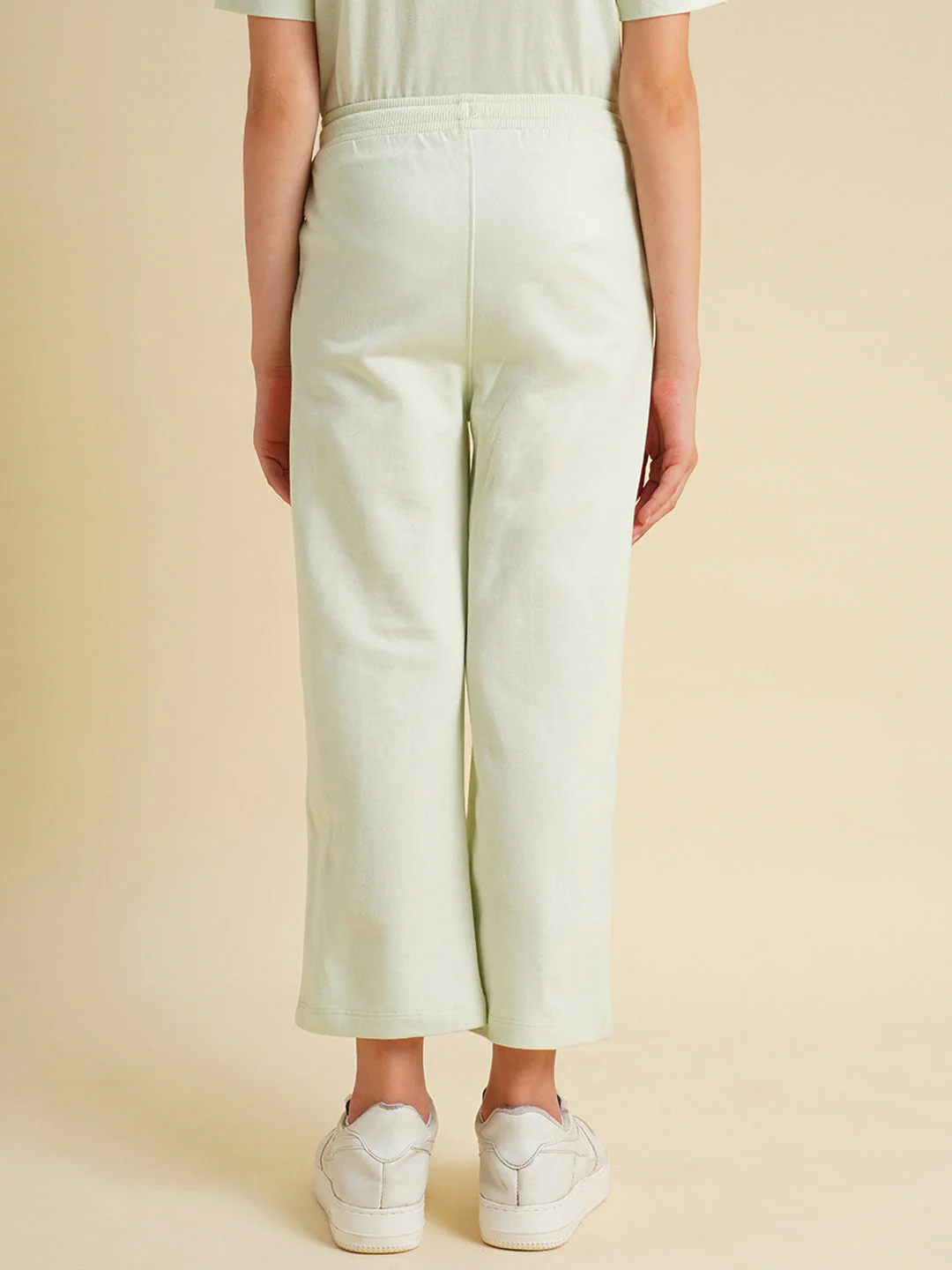 Girls Blue Stitch Graphic Print Pants - Image 7