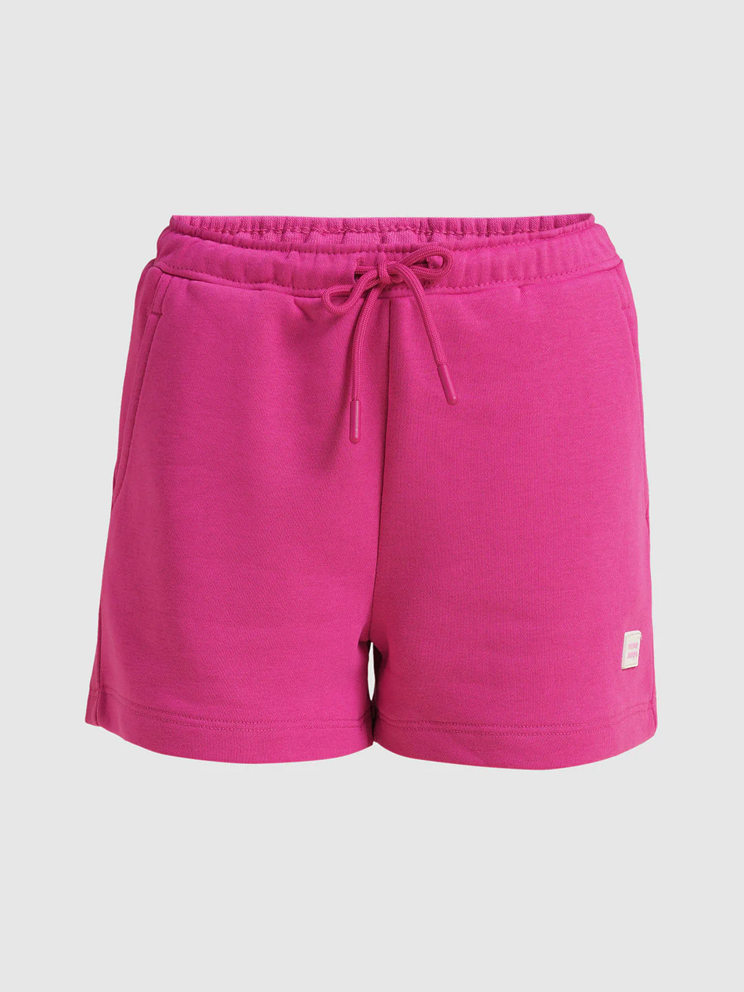 Girls Hot Pink Cotton Shorts - Image 5